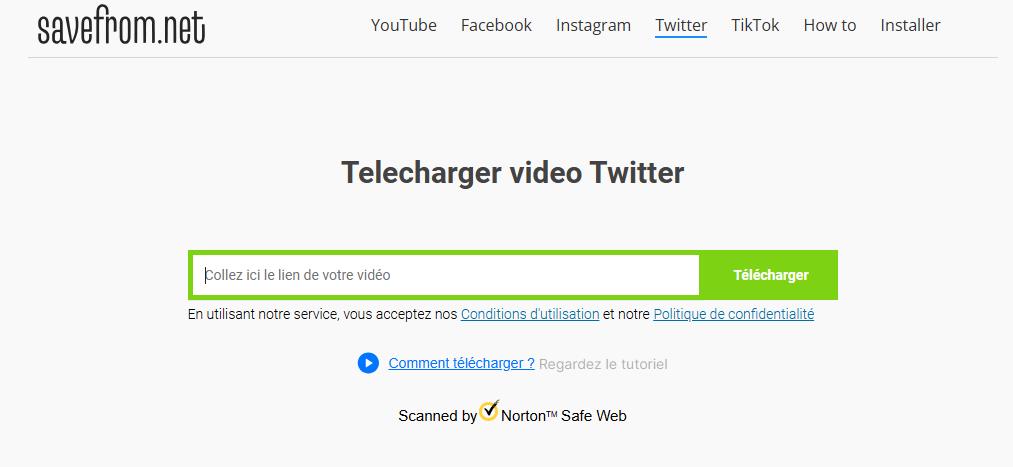 Site de classement pour enregistrer des vidéos Twitter