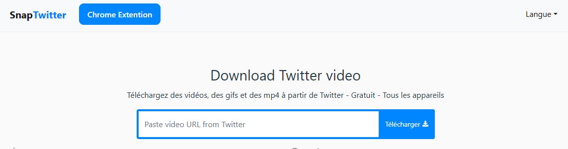 Site de classement pour enregistrer des vidéos Twitter