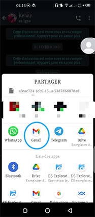 Transfer WhatsApp Samsung vers Samsung