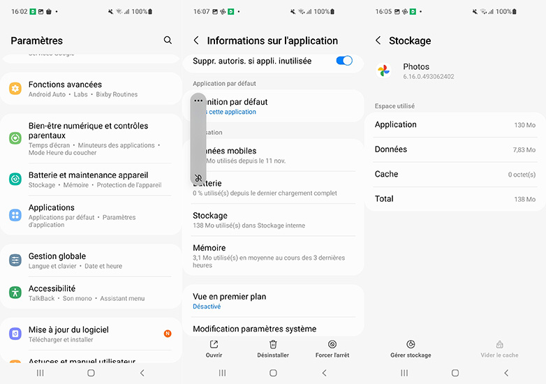 Google Photos ne montre pas toutes les photos